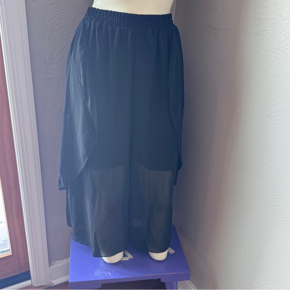 Collette skirt sheer black size 3